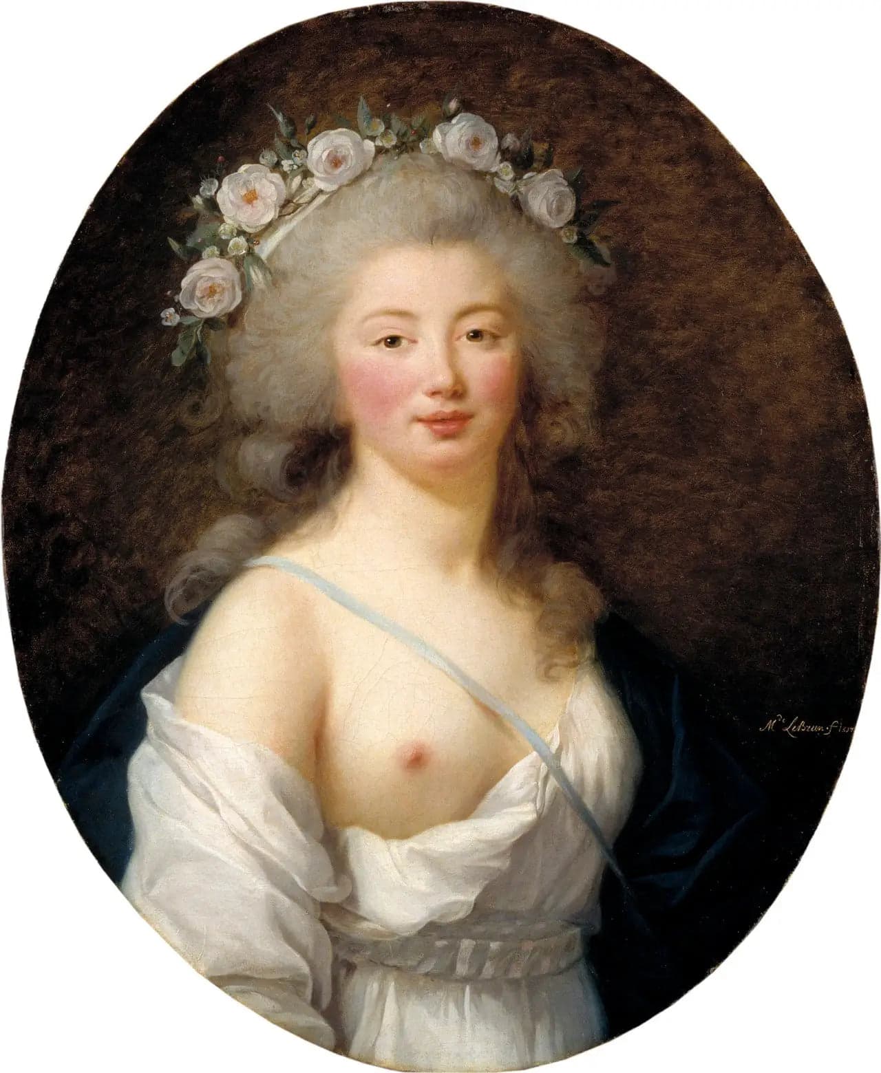 Portrait of a Young Woman as Flora