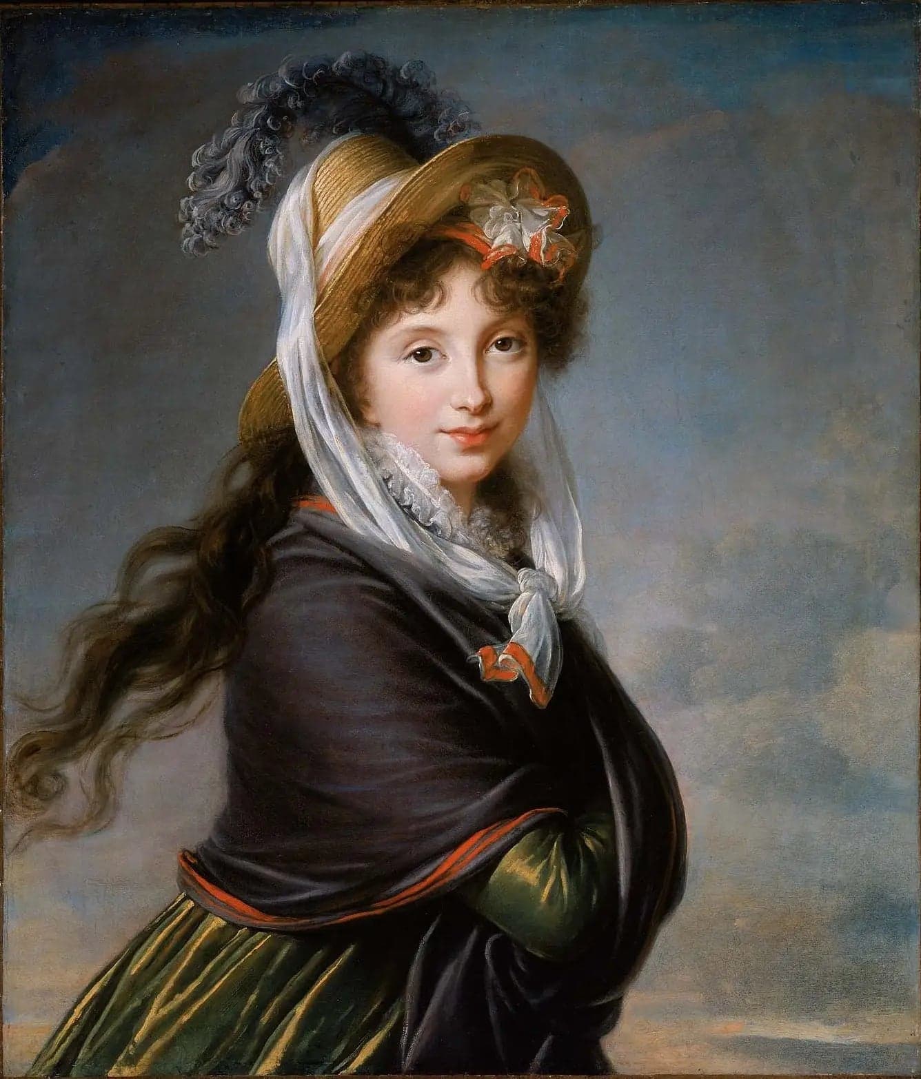 Portrait of a young woman.
