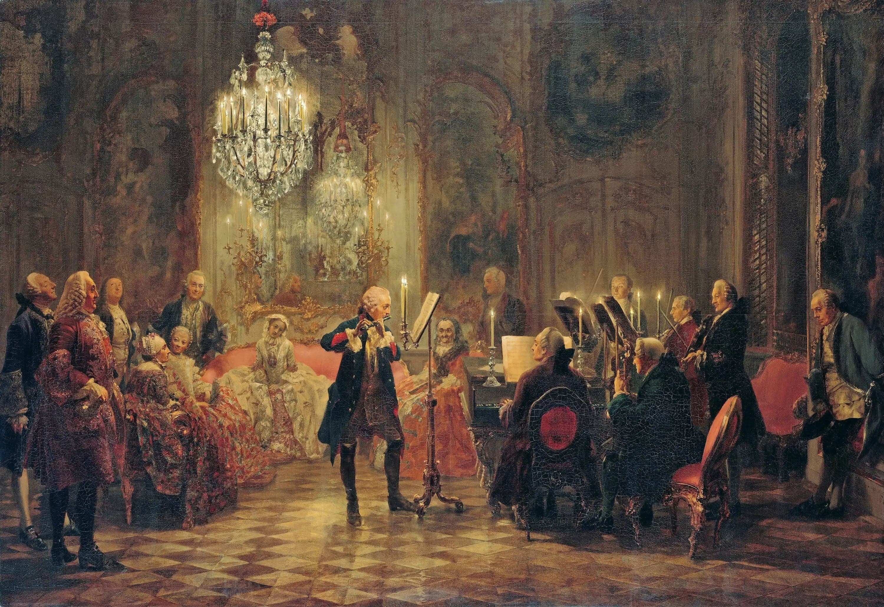 Frederick the Great's Flute Concert at Sanssouci