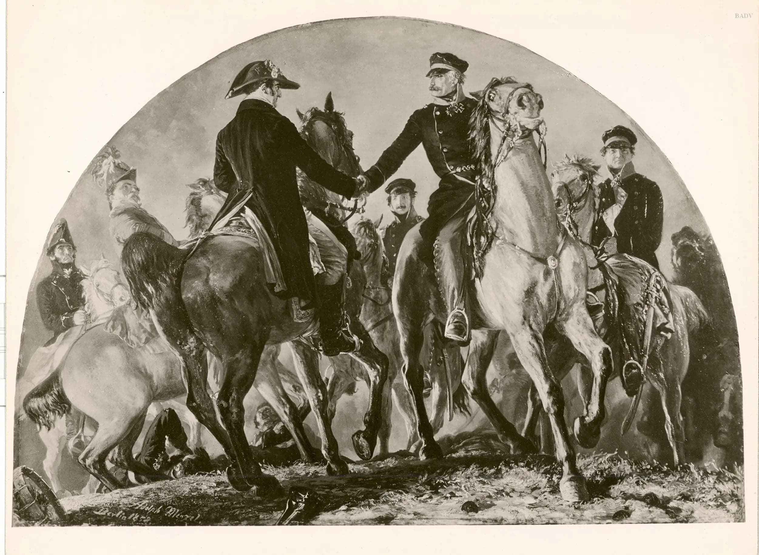 Meeting of Blücher and Wellington