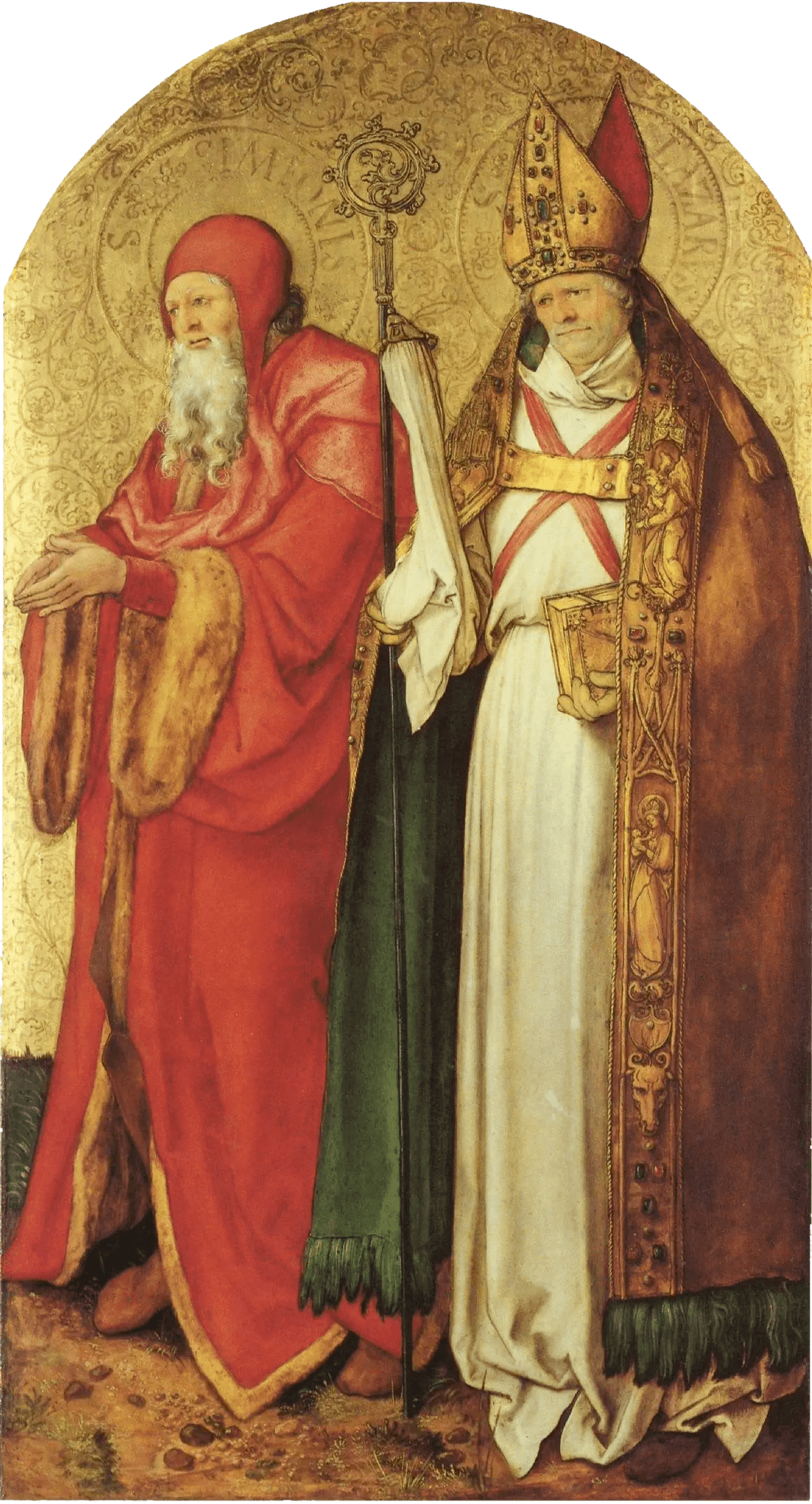 Altar of Jabach: Saints Simeon and Lazarus