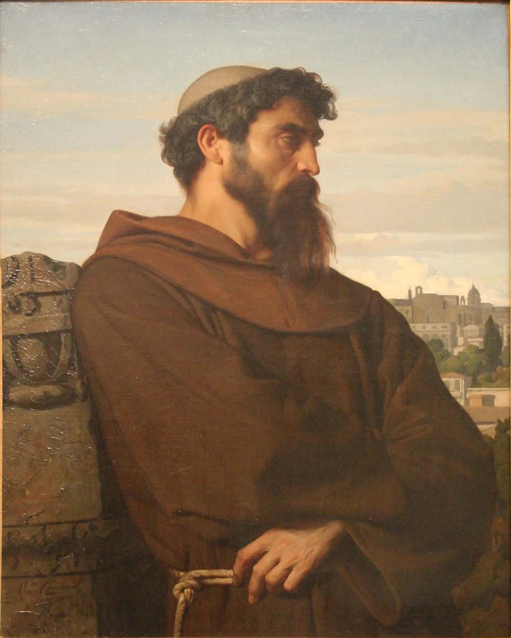 A Thinker, Young Roman Monk