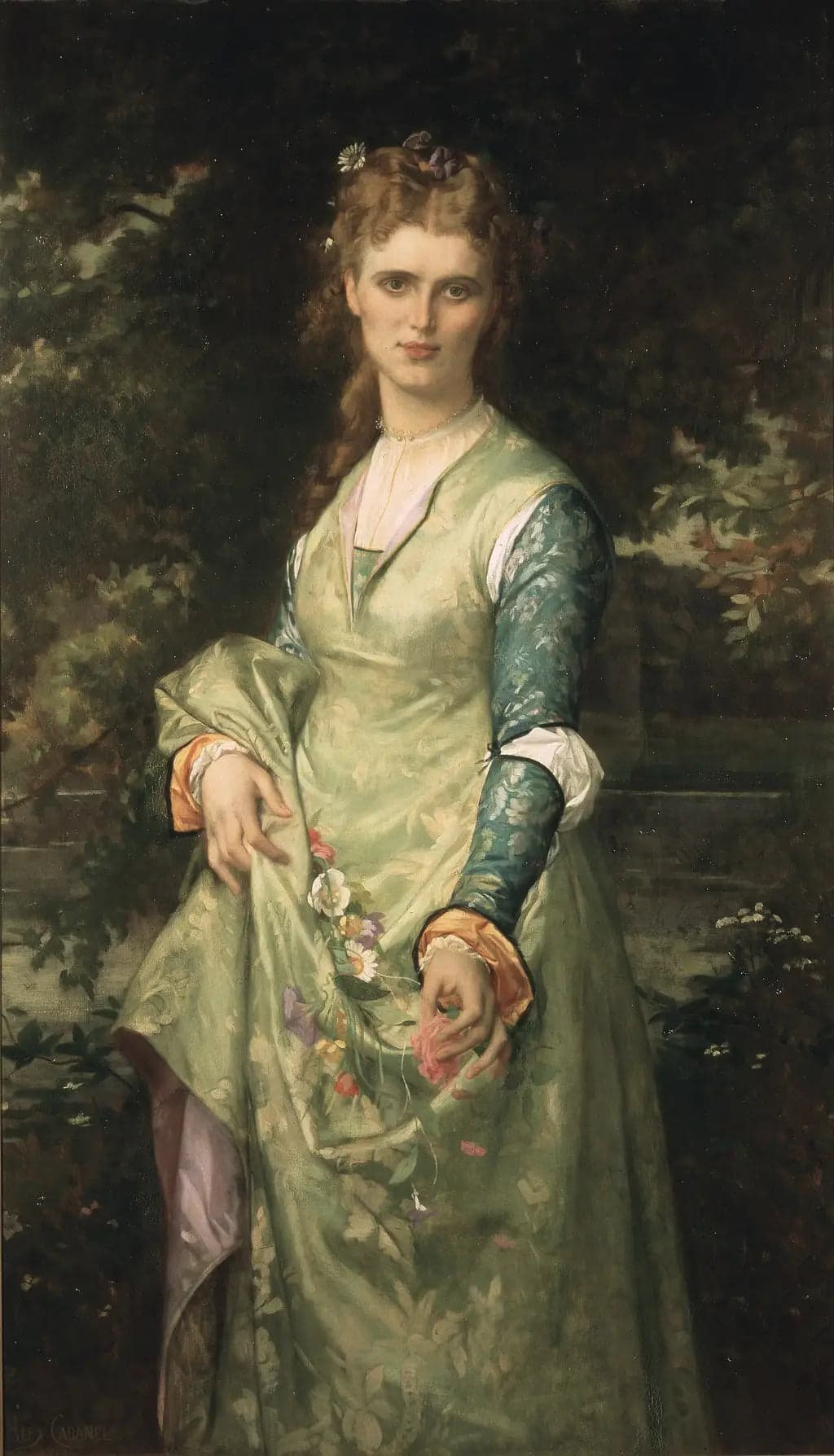 Christina Nilsson, 1843-1921, opera singer, as Ophelia