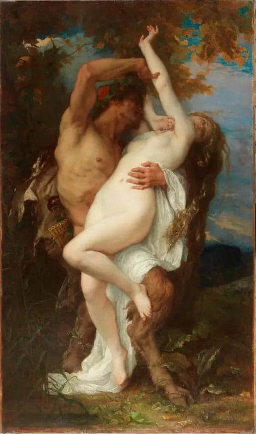 Nymph Enlevée par un Faune