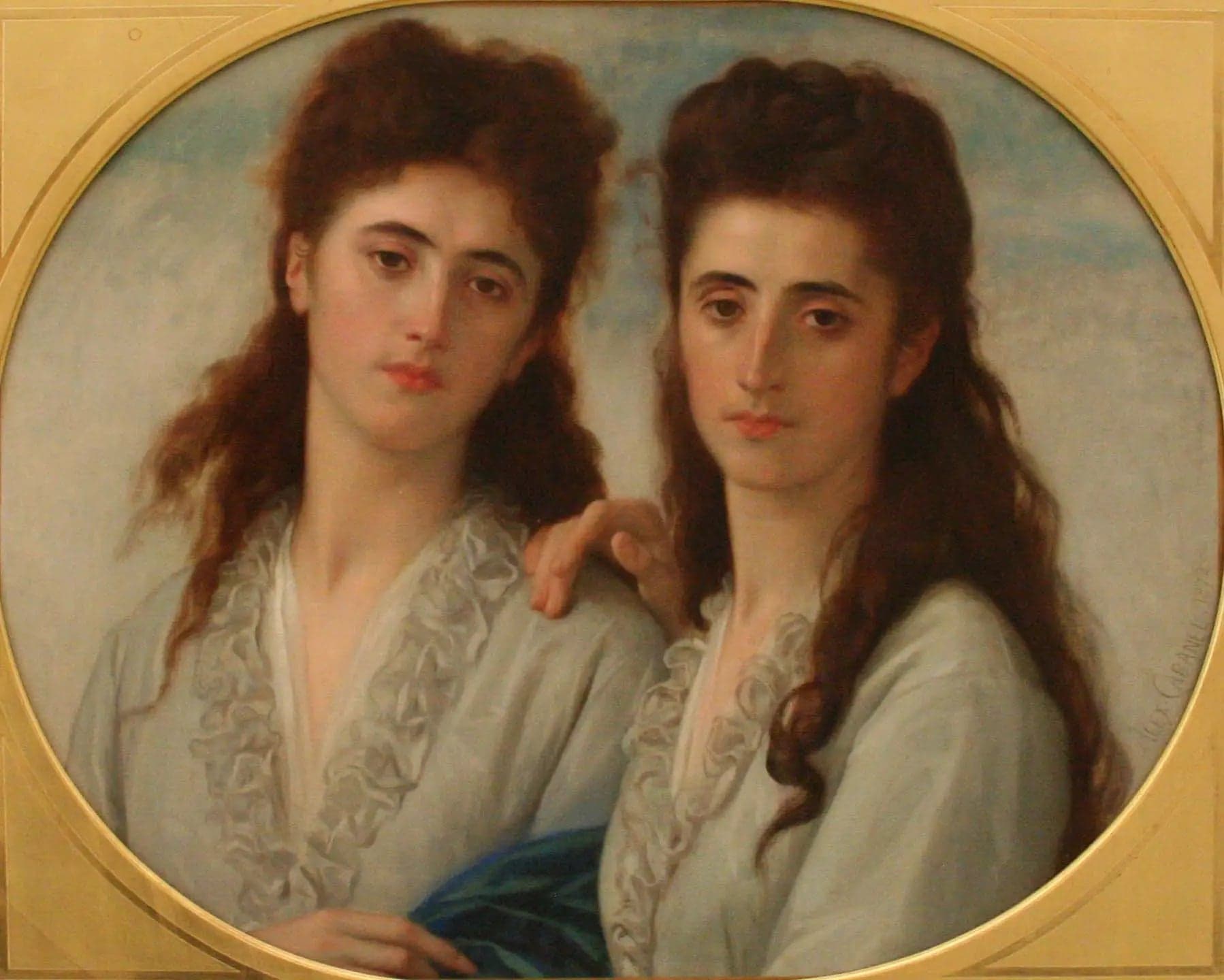 Portrait of Mademoiselles Sophie and Berthe Cabanel