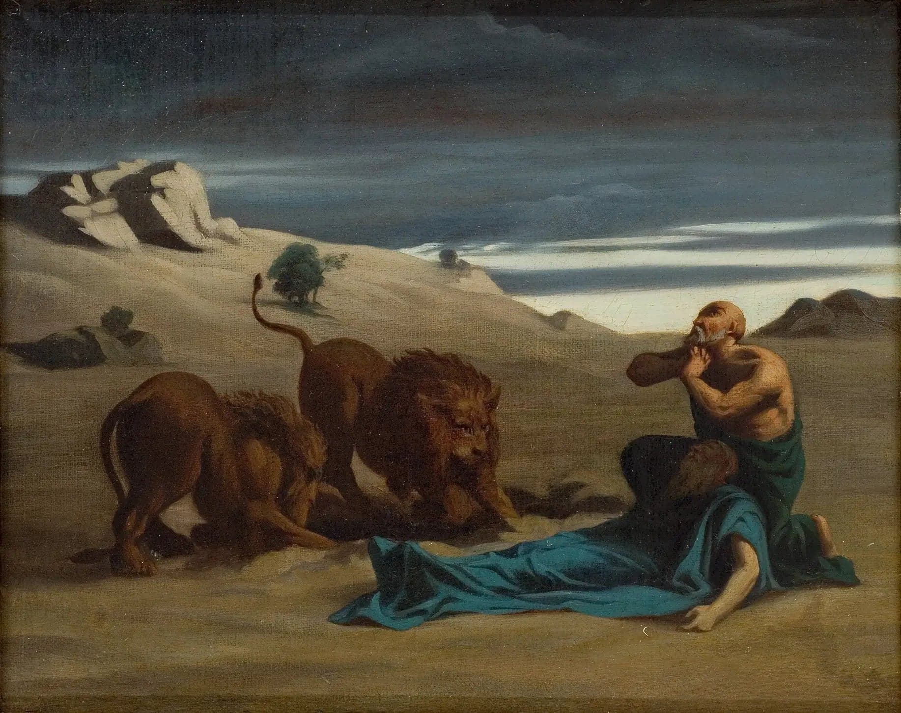 Saint Paul entouré par les lions