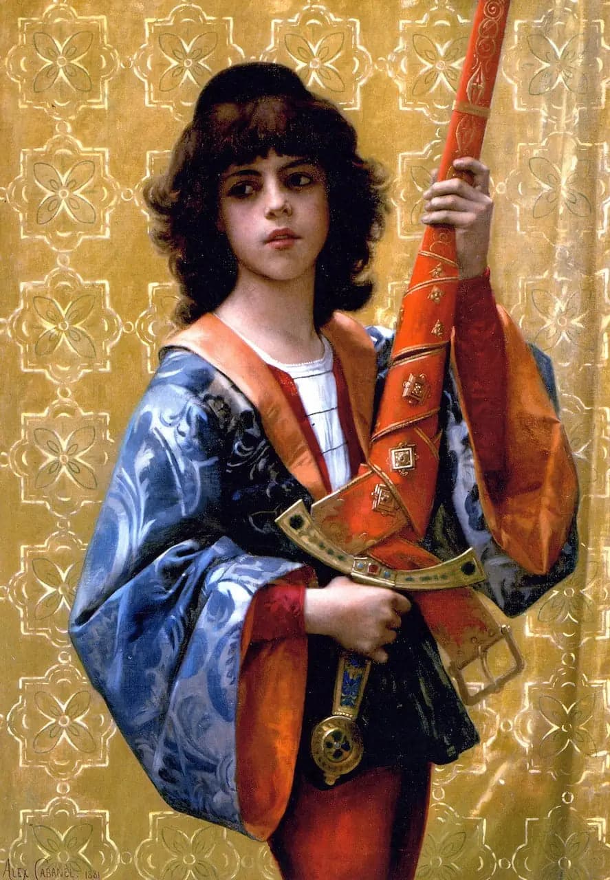 Young man in Florentine costume