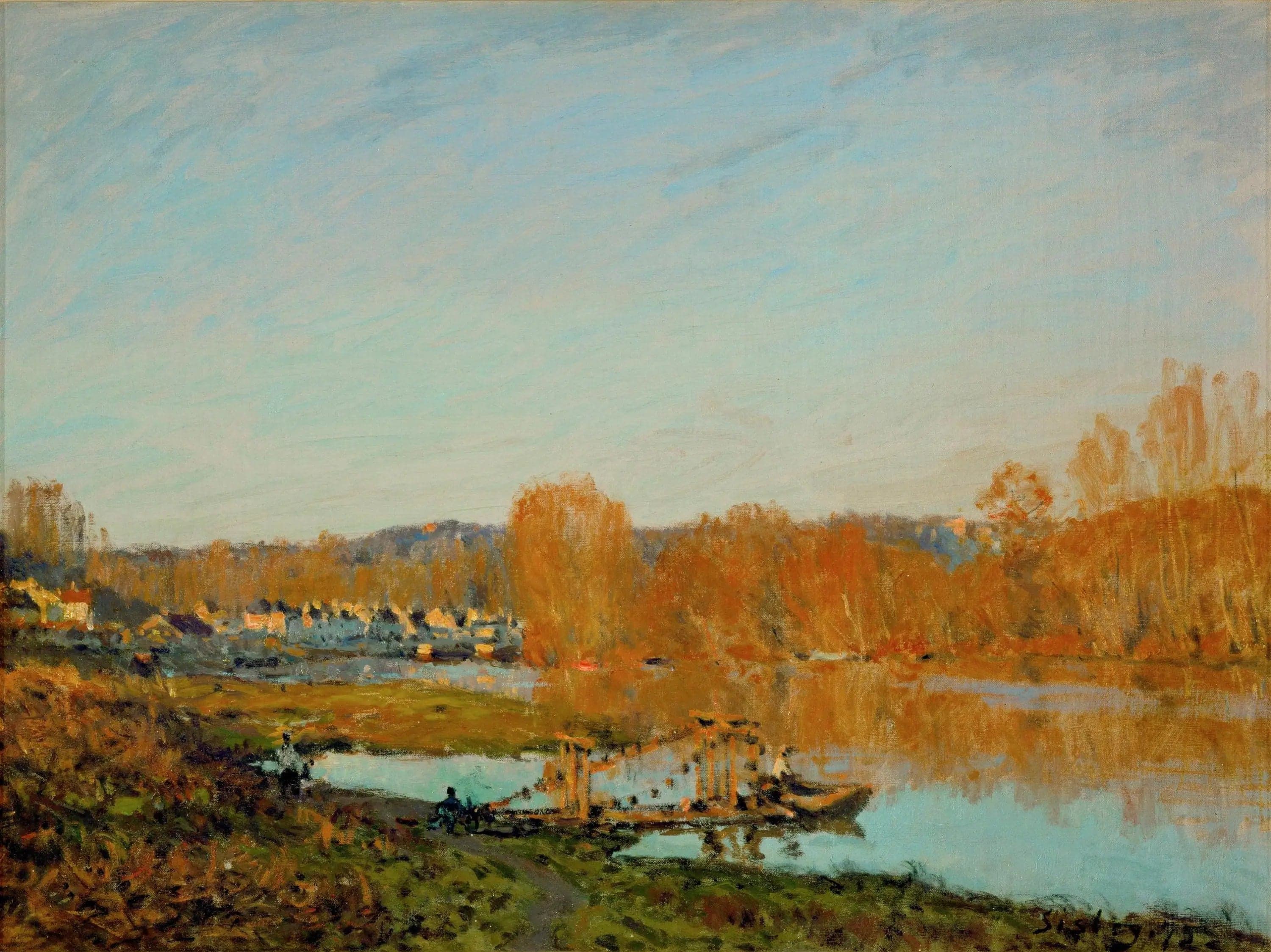 Autumn - Bank of the Seine near Bougival