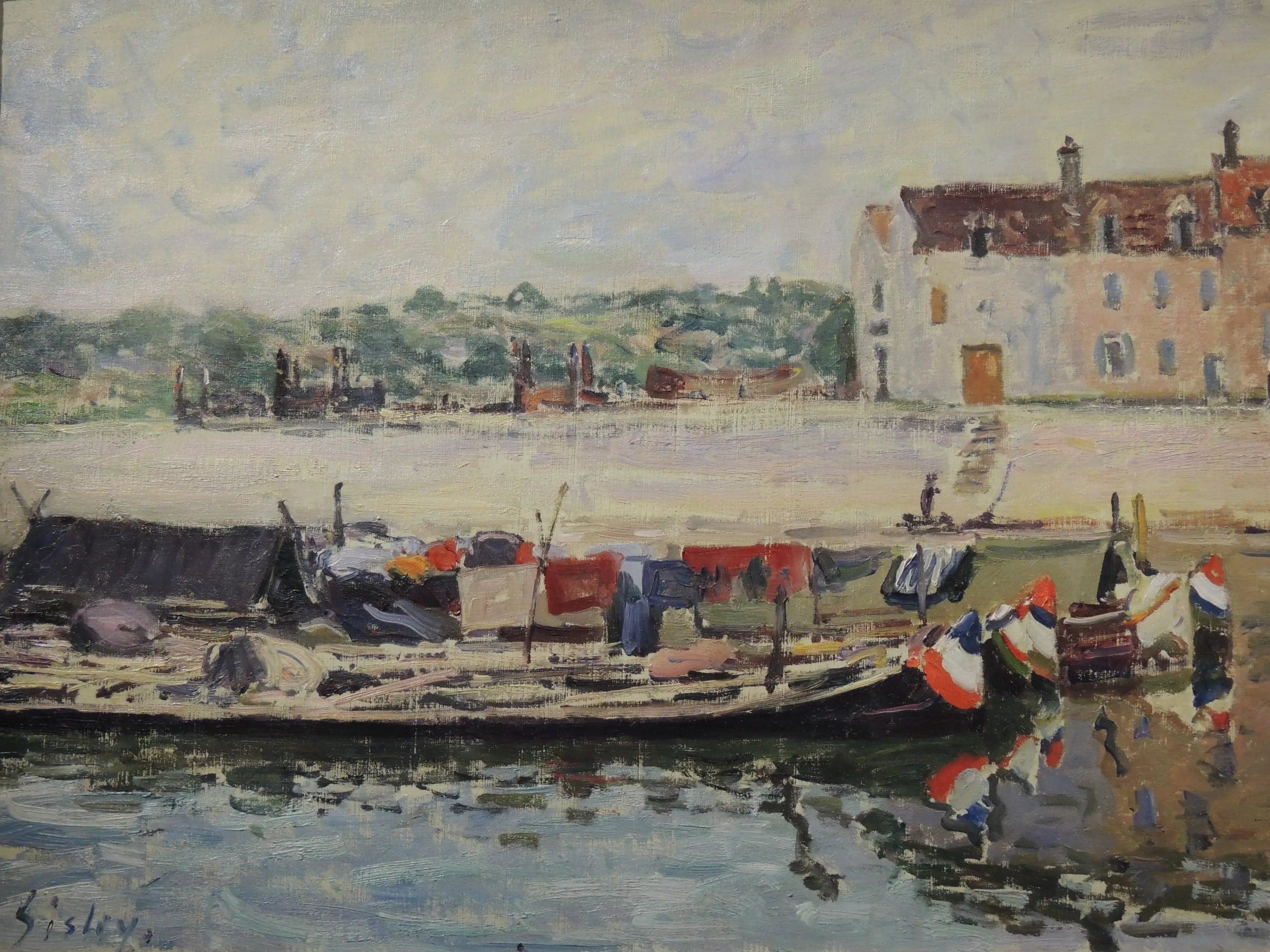 Barges at St-Mammès