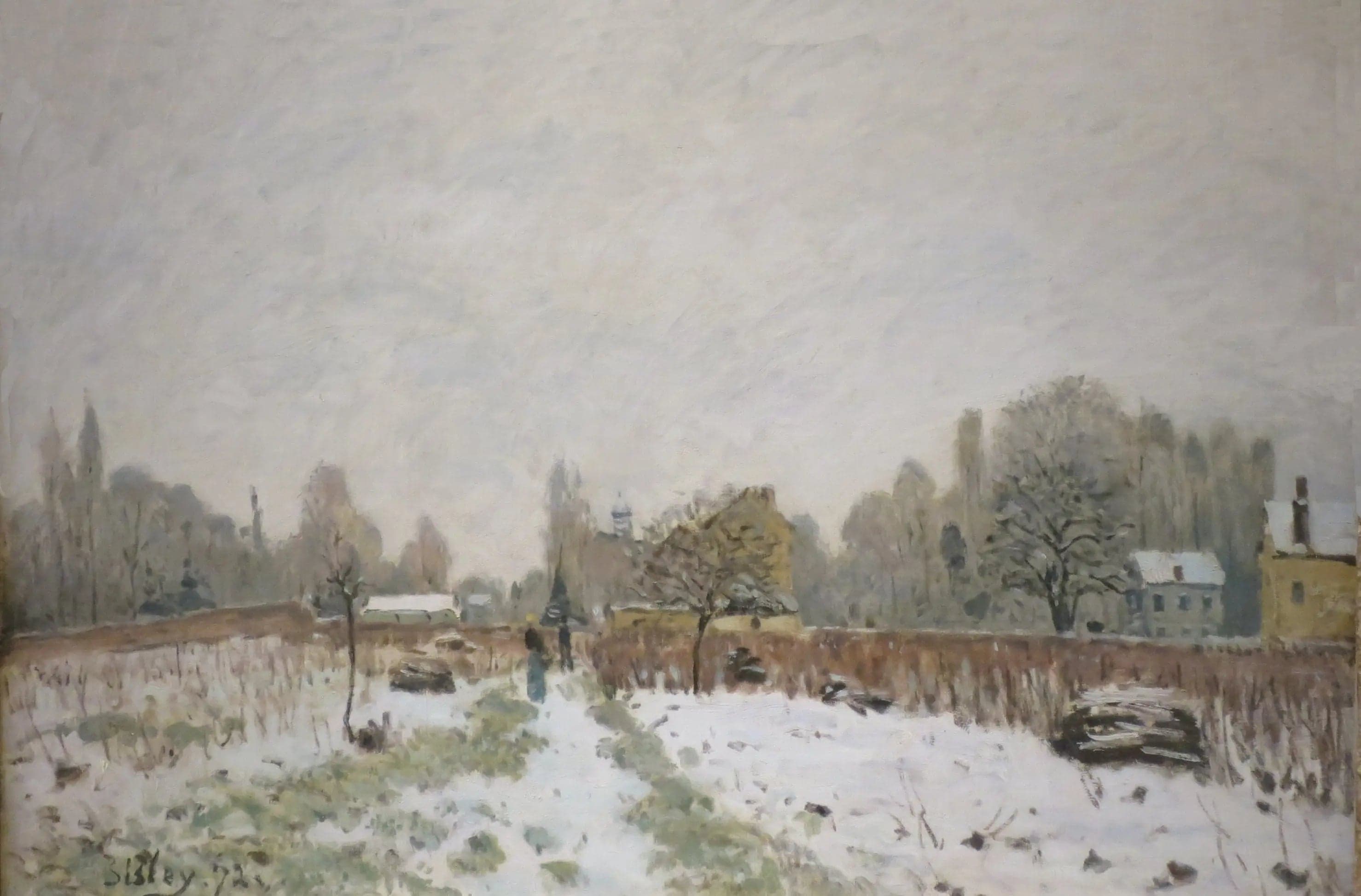 Louveciennes under the snow
