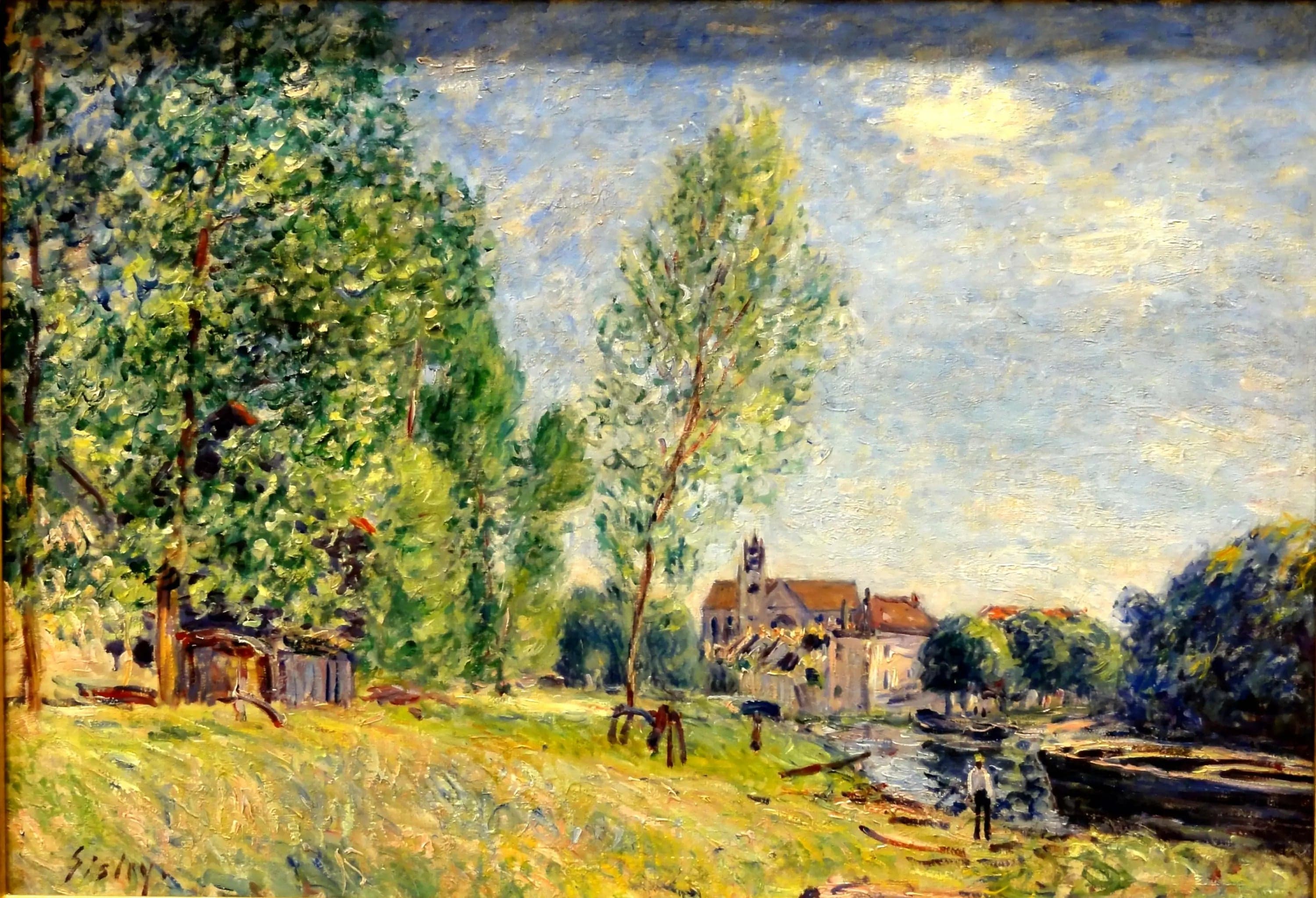 Moret, the chantier naval at Matrat