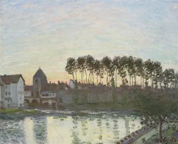 Moret-sur-Loing at Sunset