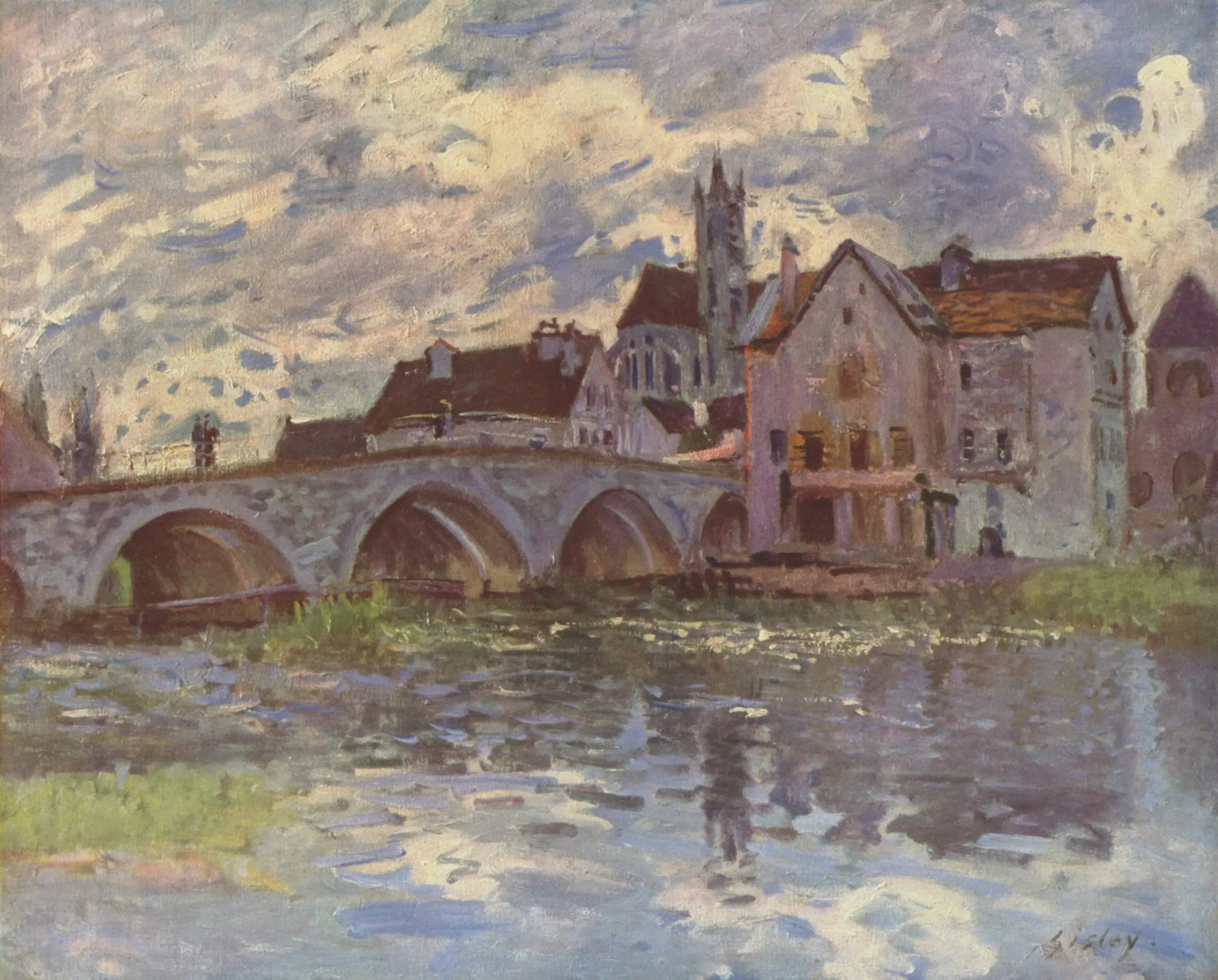 Moret Bridge, Storm Effect