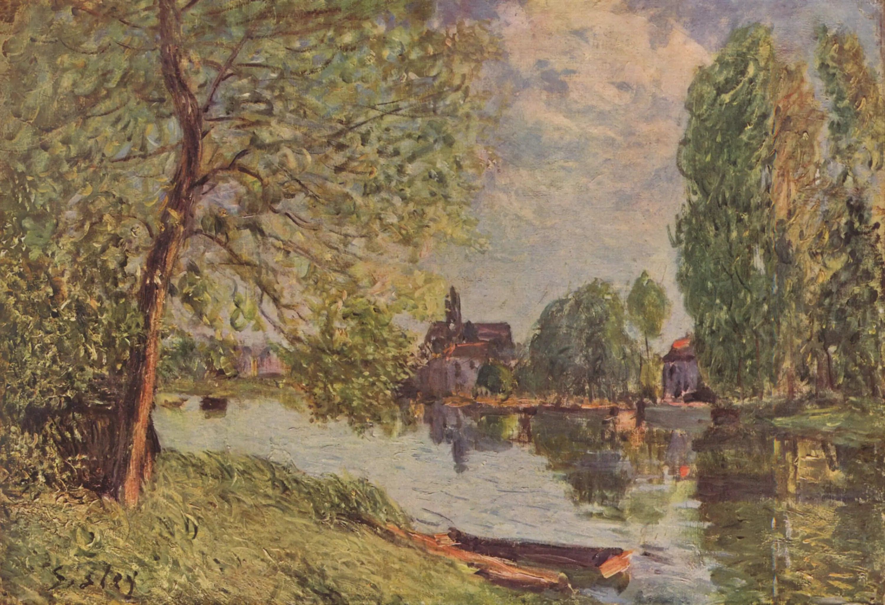River Landscape at Moret-sur-Loing