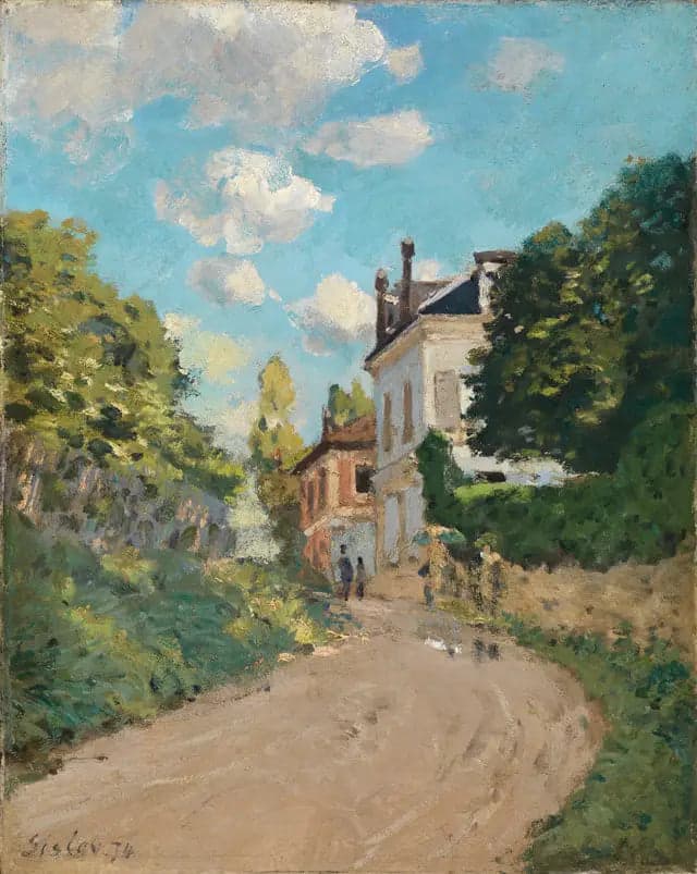 Rue de Montbuisson in Louveciennes