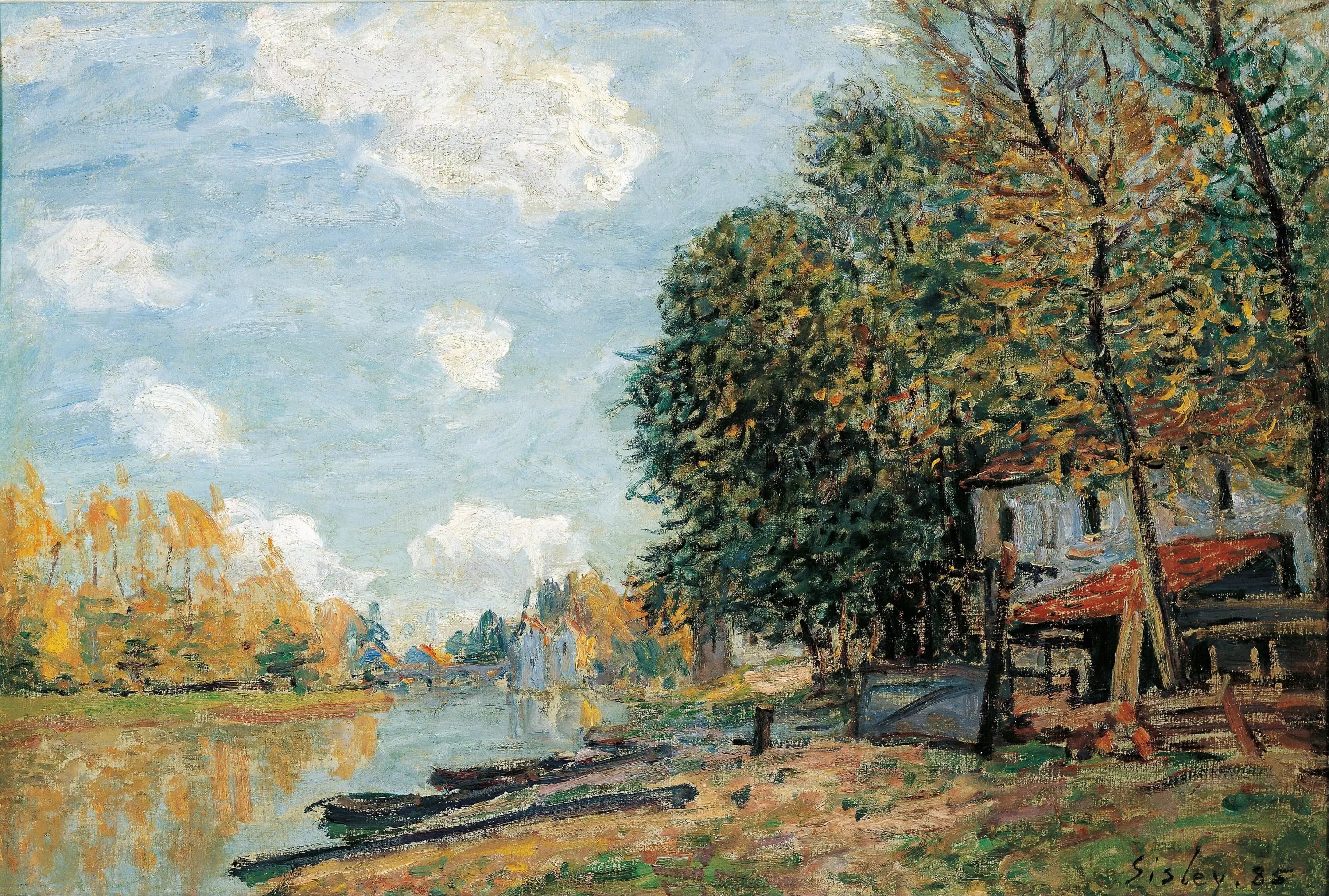 The Banks of the Loing at Moret