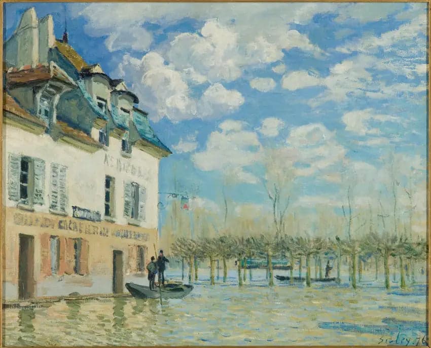 The Boat during the Flood, Port-Marly
