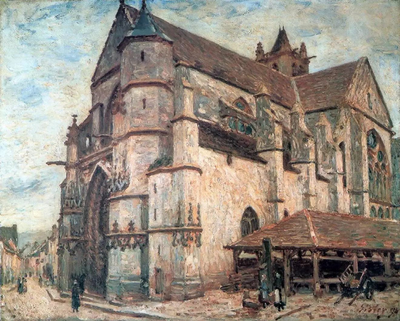 The Church of Moret, Frosty Weather