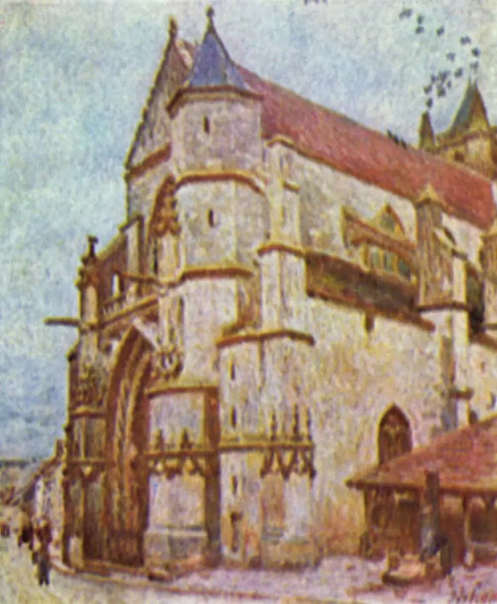 The Church of Moret, in the Afternoon