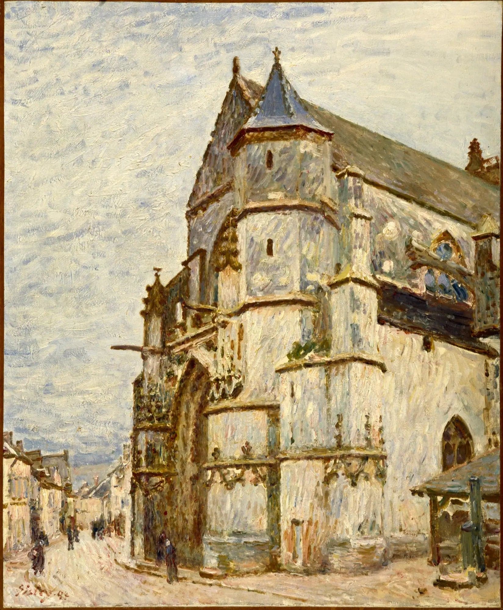 The Church of Moret after the Rain