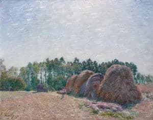 The Haystacks at Moret - Morning Effect