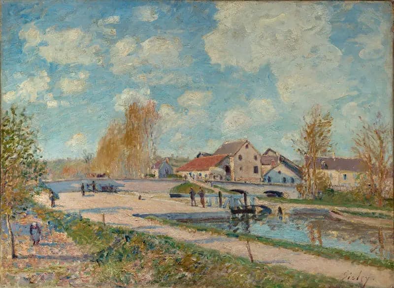 The Lock of Burgundy at Moret, Spring
