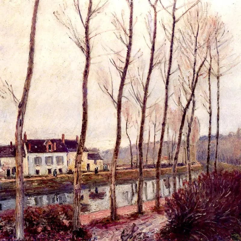 The Loing Canal in Winter