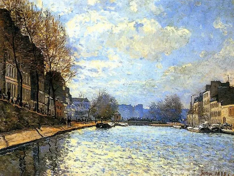 View of the Saint-Martin Canal