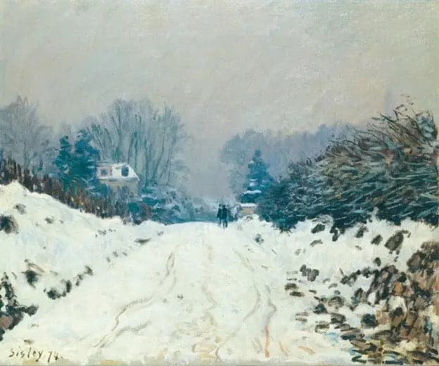 Winter Landscape at Louveciennes