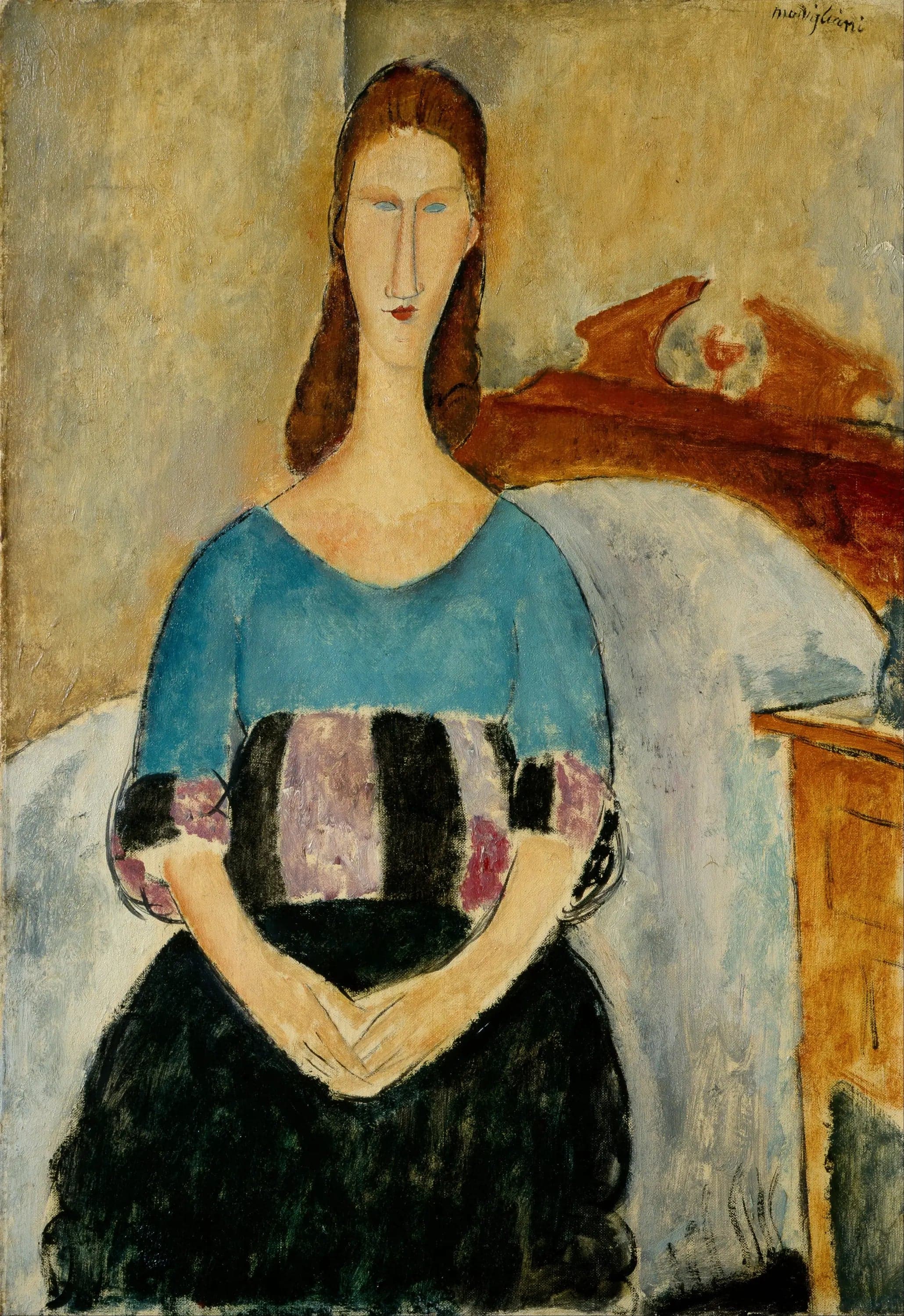 Portrait of Jeanne Hébuterne Sitting