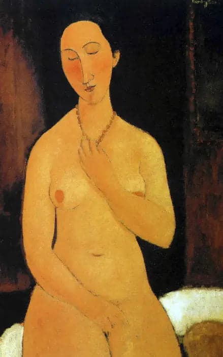 Seated Nude with Necklace