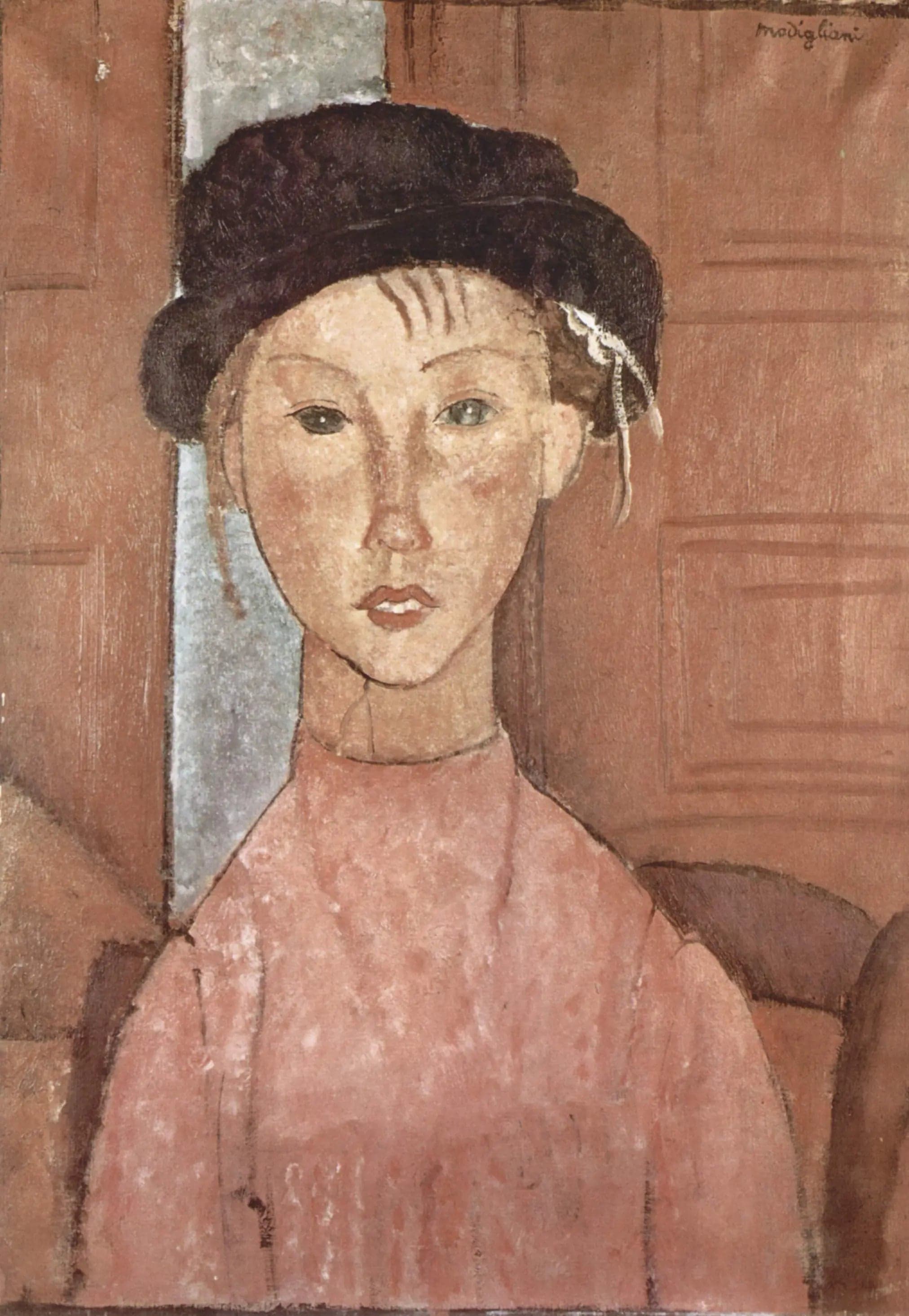 Young Girl with a Hat