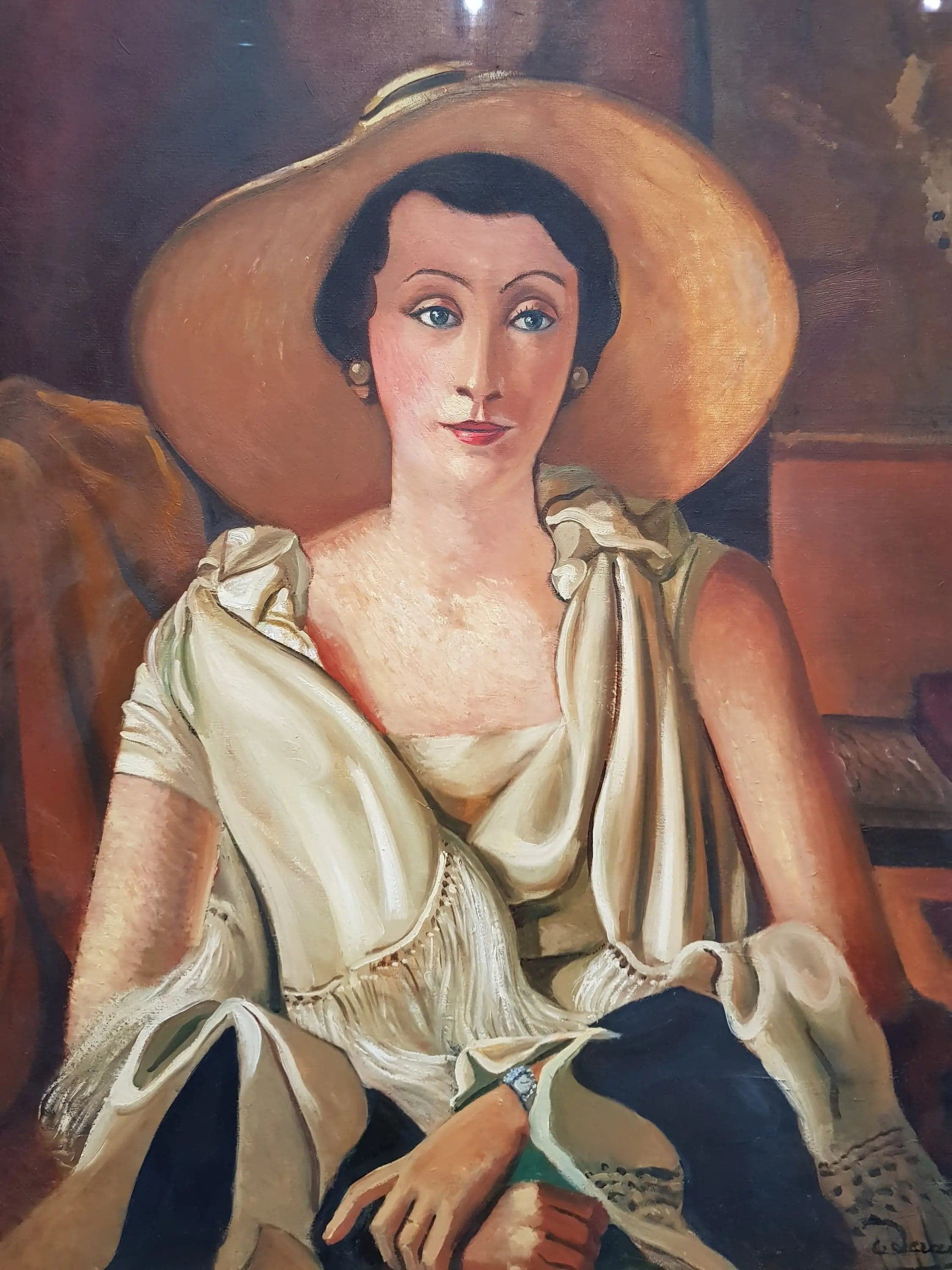 Portrait of Madame Paul Guillaume with a Large Hat
