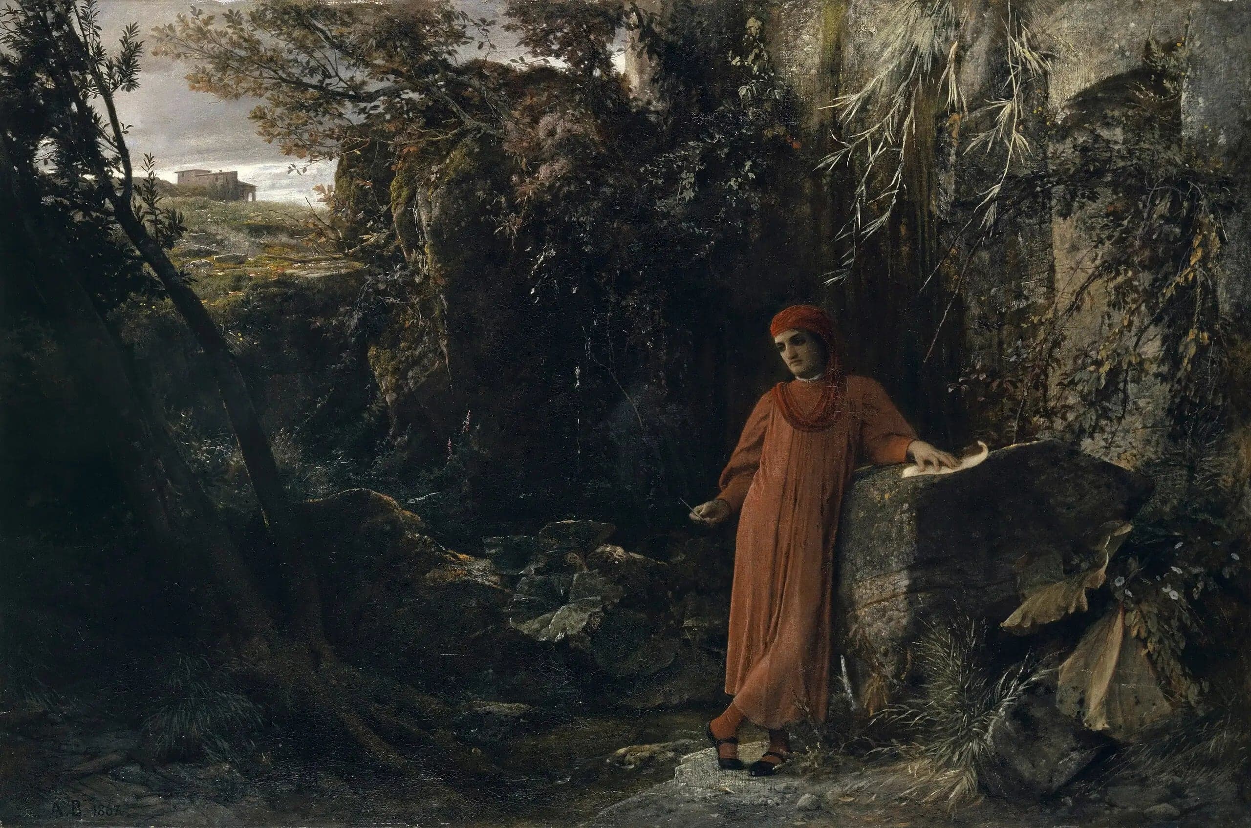 Petrarch at the Fountain of Vaucluse