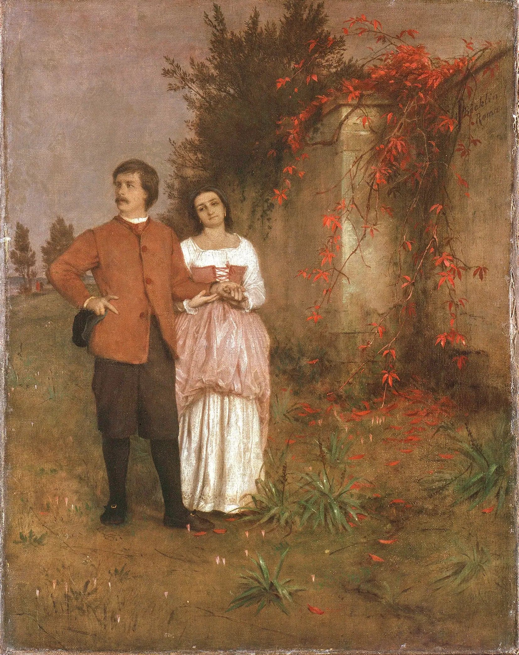 The artist and his wife