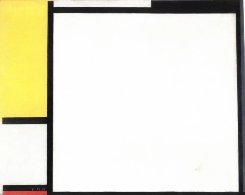 Composition in Red, Yellow, and Blue
