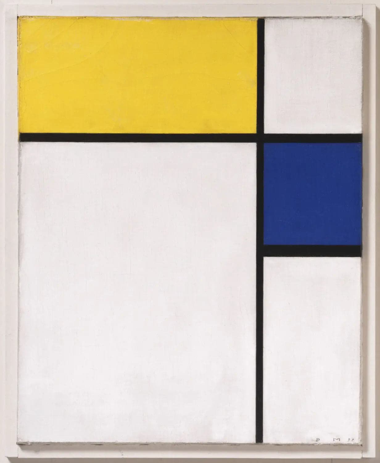 Composition with Blue and Yellow