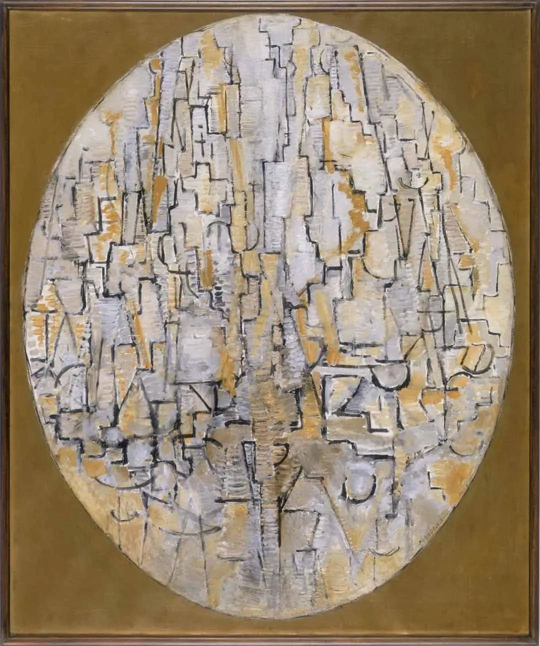 Painting No. 3: Composition in an Oval