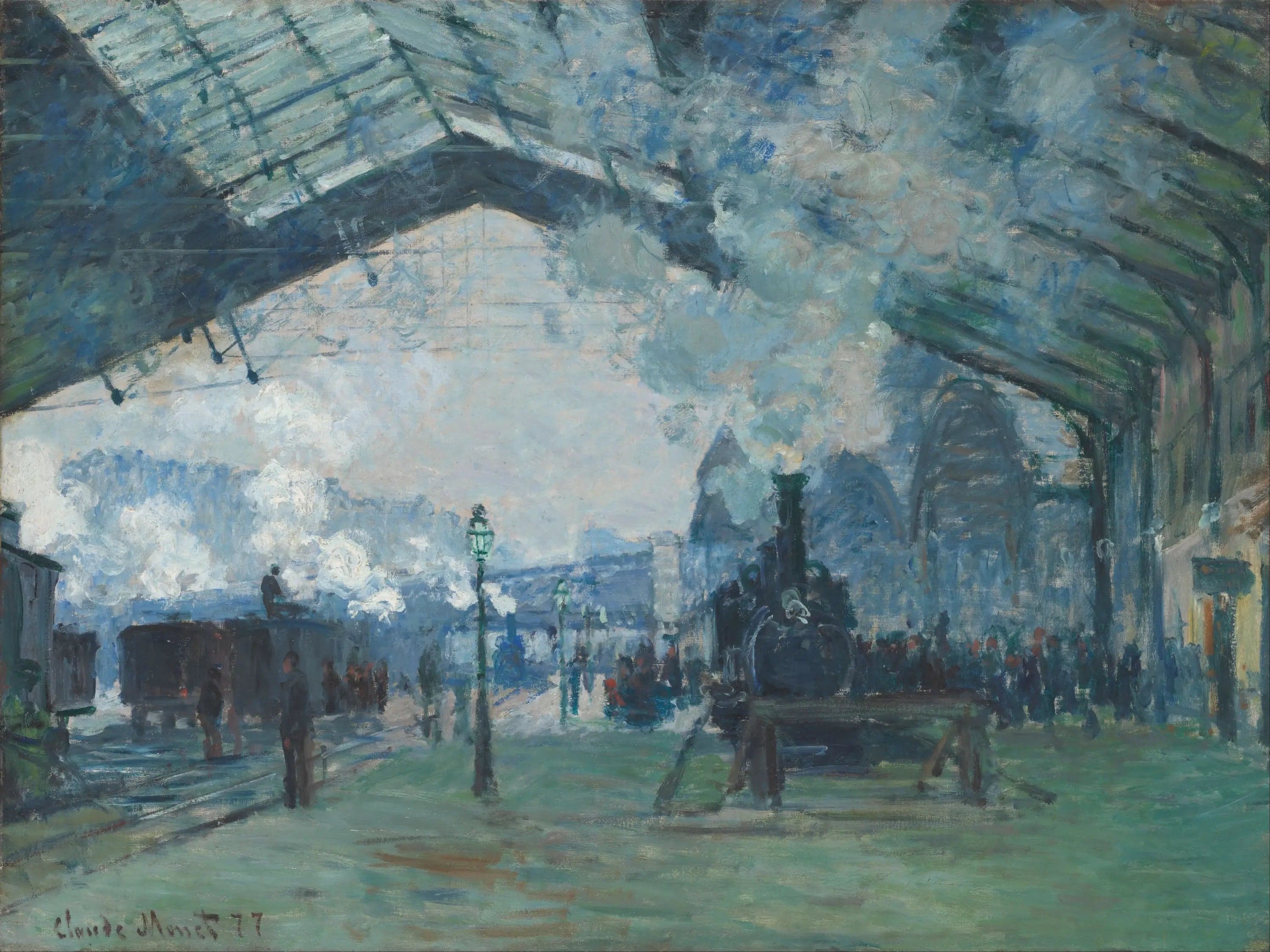 Arrival of the Normandy Train, Saint-Lazare Station