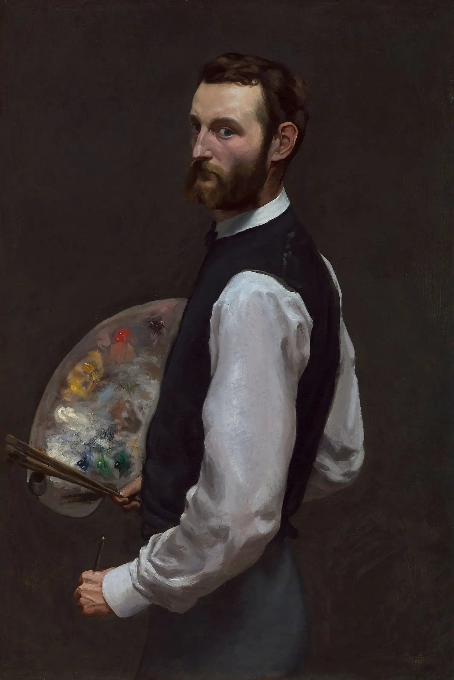 Self-Portrait with Palette