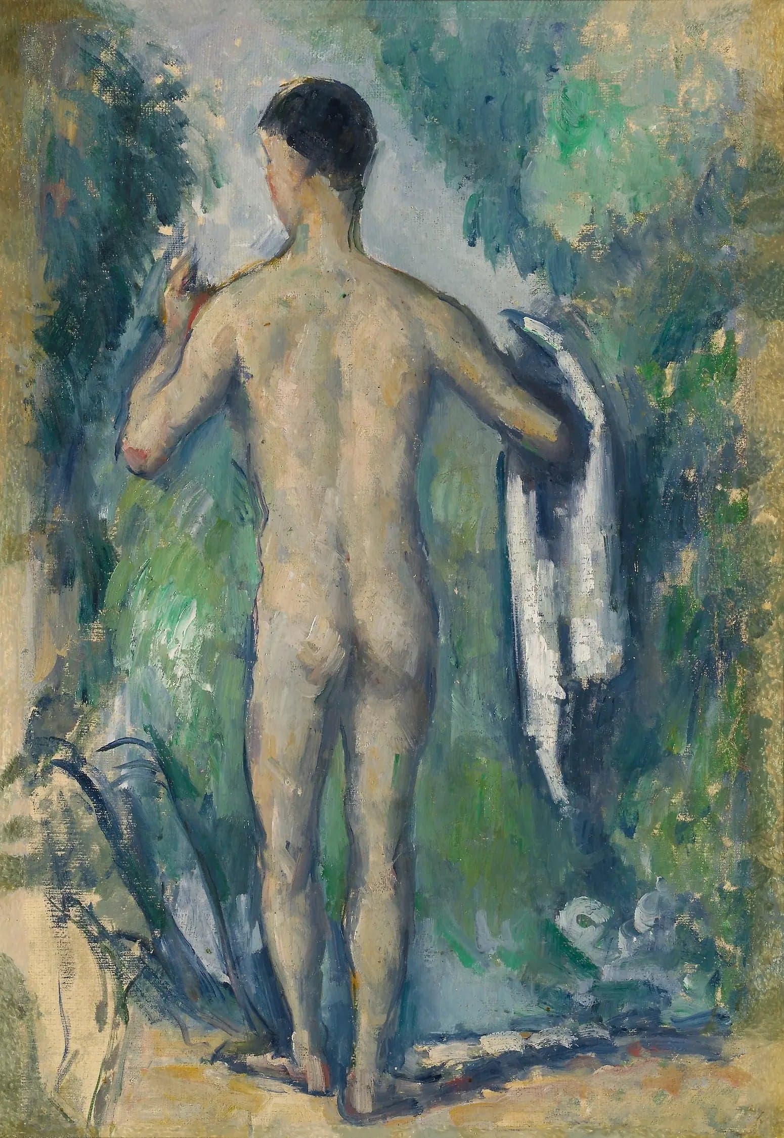 Standing Bather, Seen from Behind