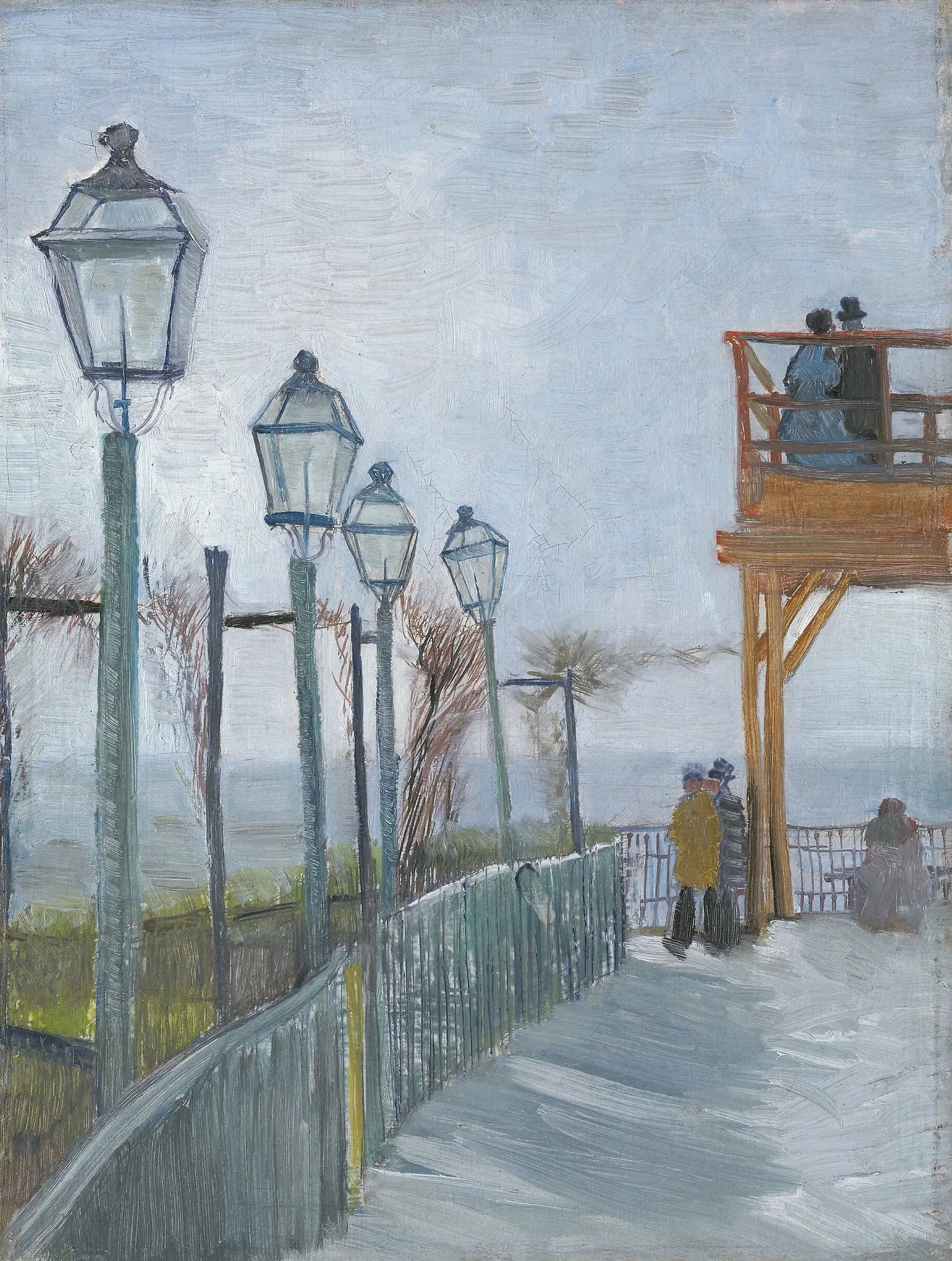 Terrace and Observatory of the Moulin de Blute-Fin, Montmartre