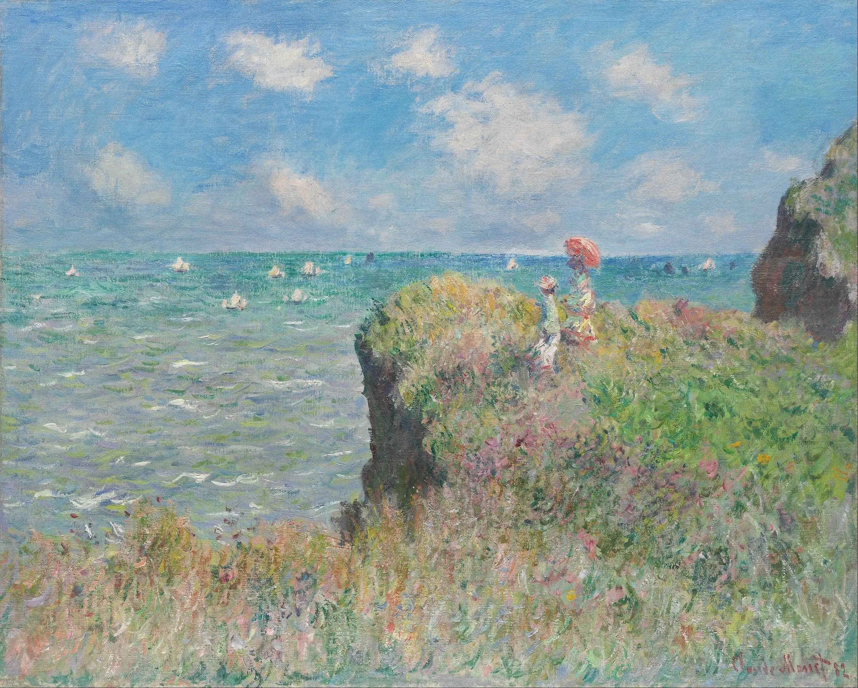 Walk on the Cliff, Pourville