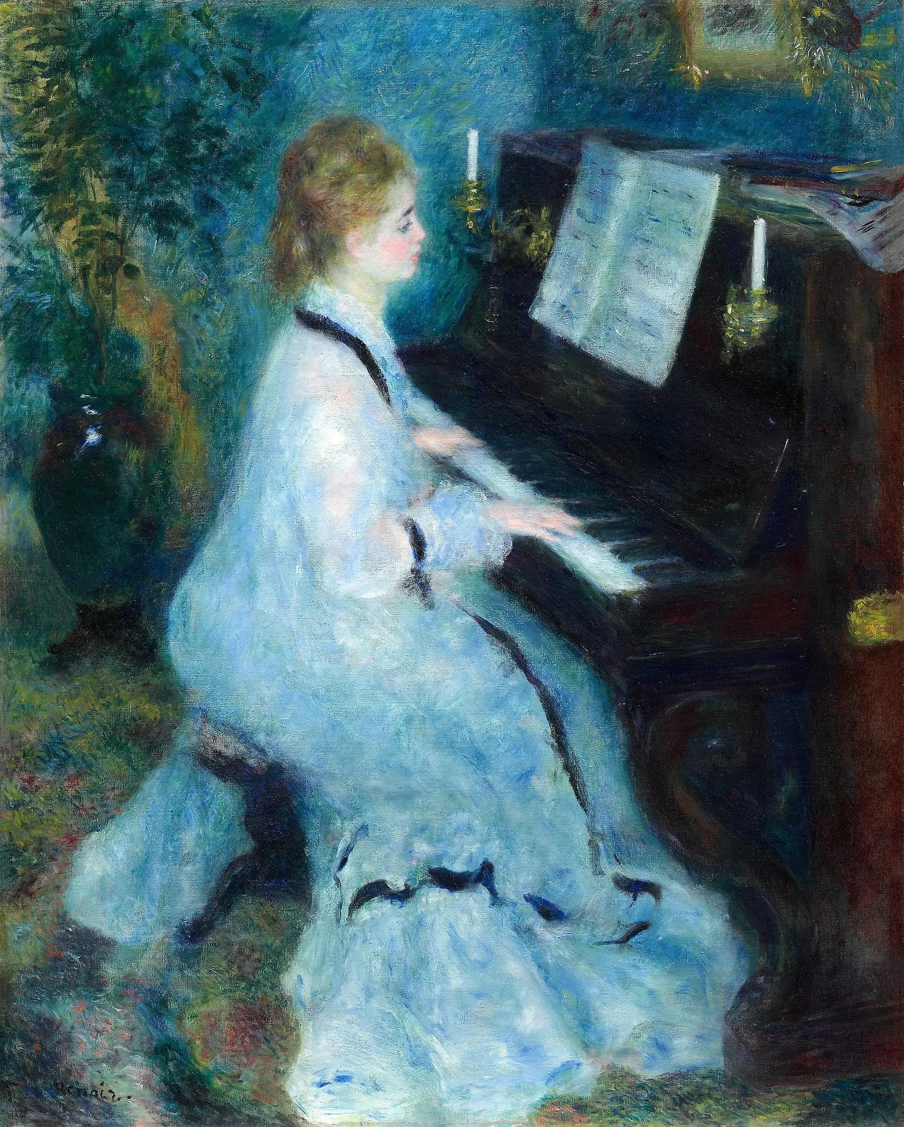 Woman at the Piano - Pierre