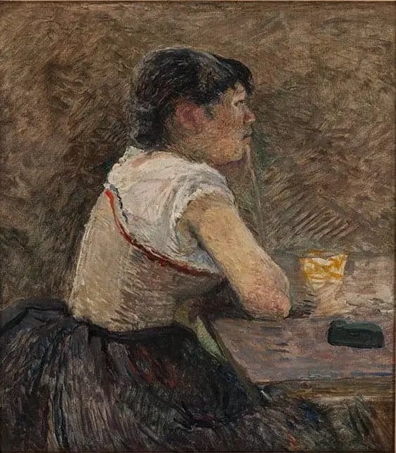 At Grenelle, Absinthe Drinker - Henri de Toulouse