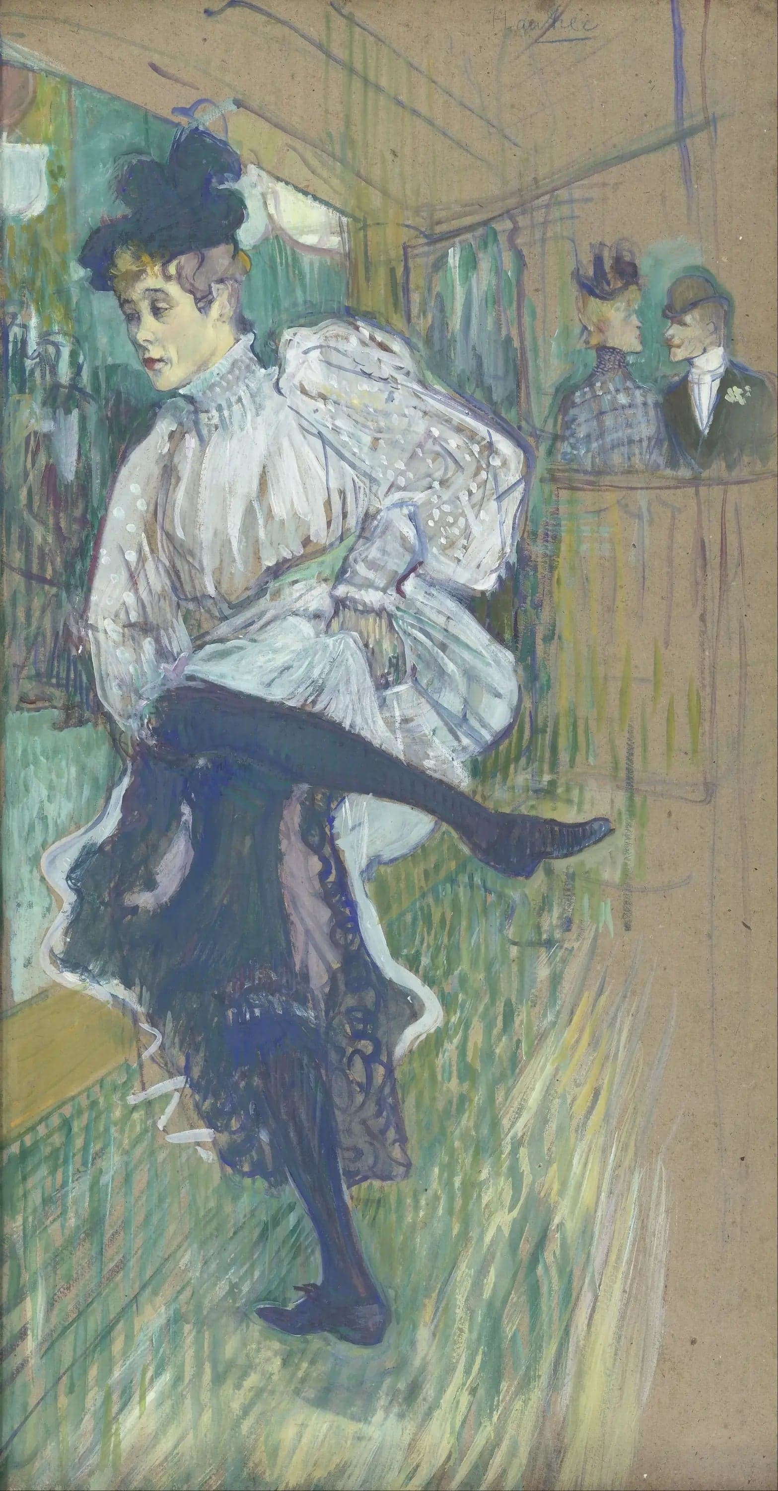 Jane Avril Dancing - Henri de Toulouse
