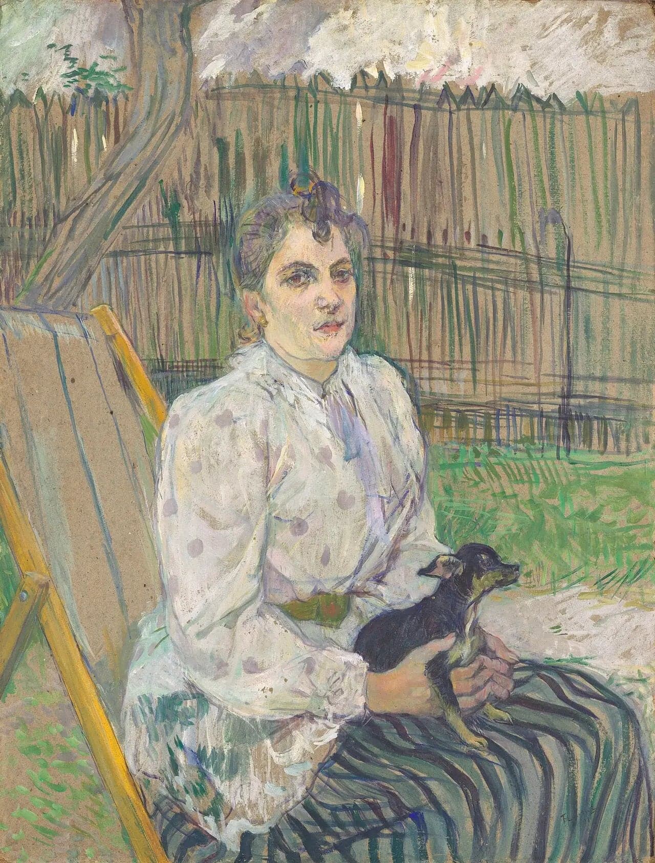 Lady with a Dog - Henri de Toulouse