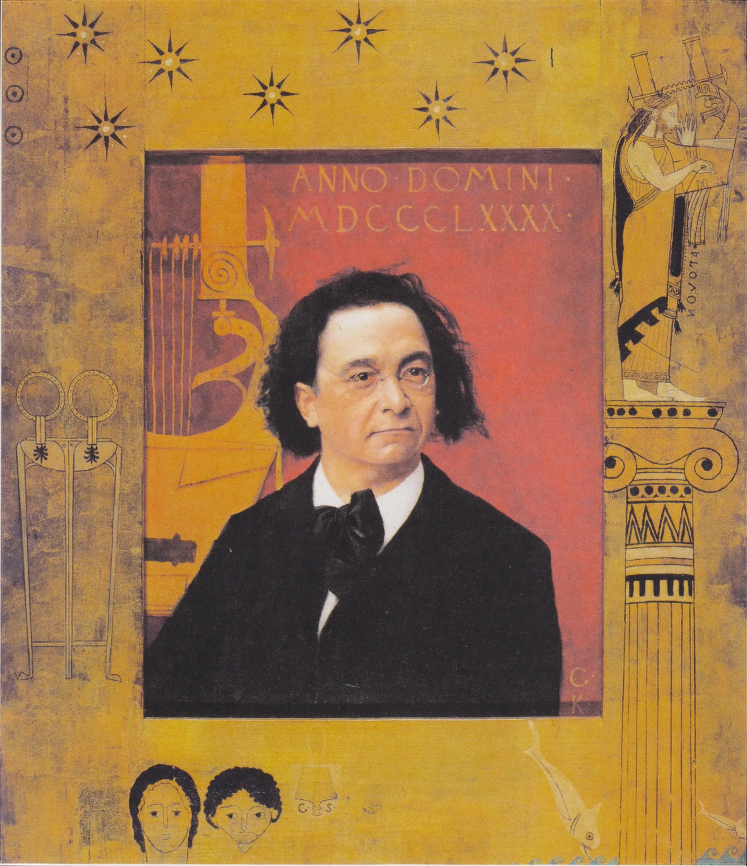 Portrait of the pianist Joseph Pembauer