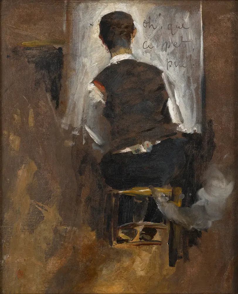 Self-Portrait of Two - Henri de Toulouse