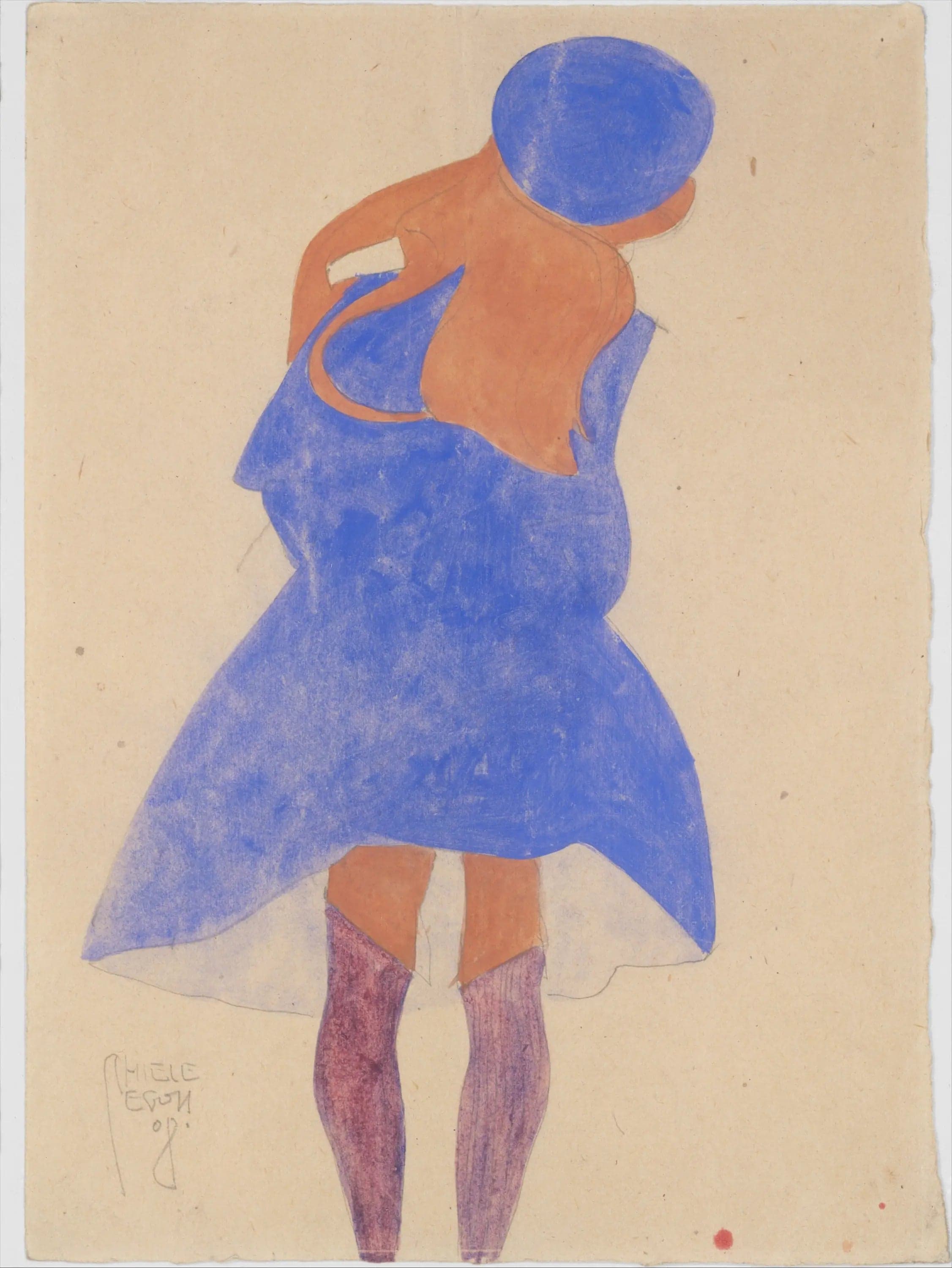 Standing Girl, Seen from the Back